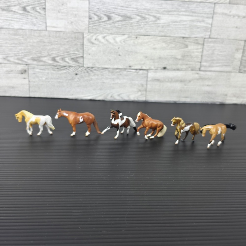 Vintage Breyer Mini Whinnies, Lot Of 6 Miniature Horse Figures Collectibles Mode